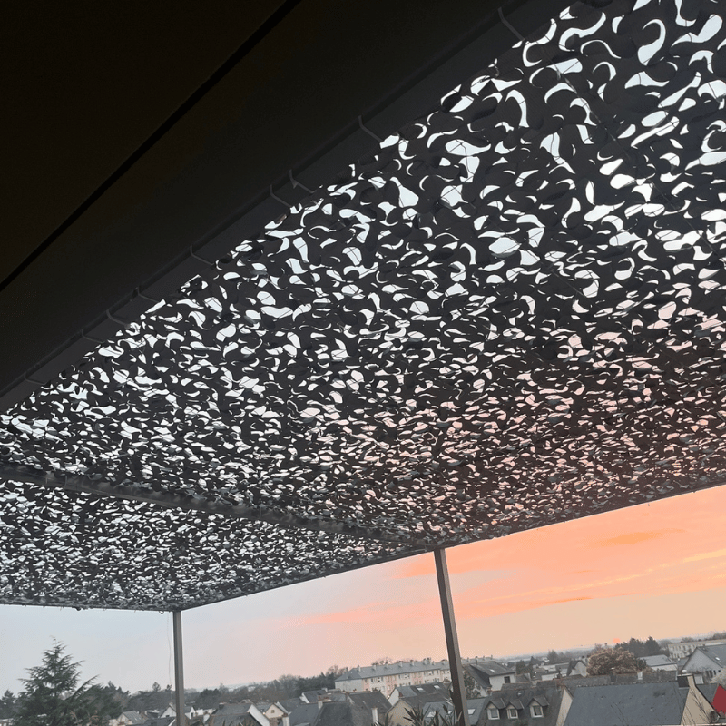 filet de camouflage gris