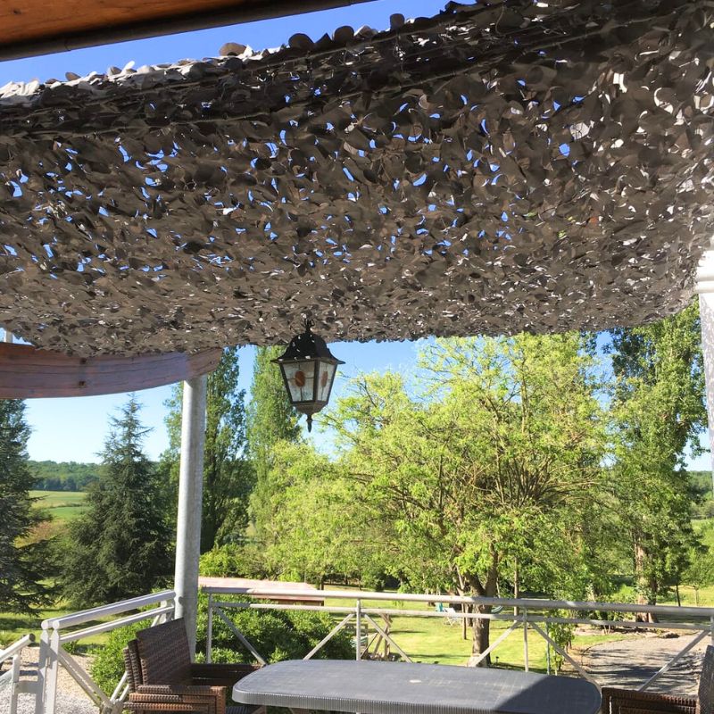 anthrazitgraues Tarnnetz