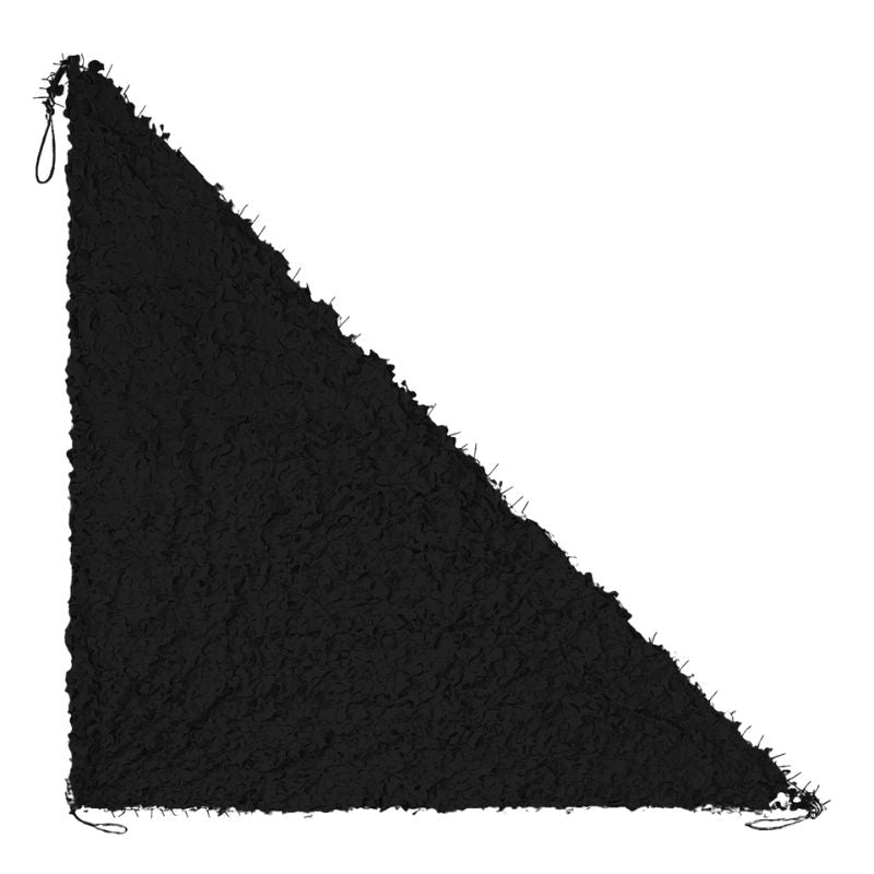 schwarzes dreieckiges Tarnnetz