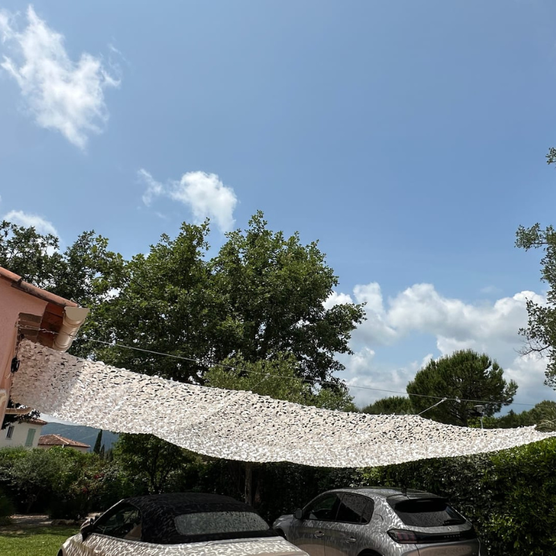 Stahlseil für Tarnsegel
