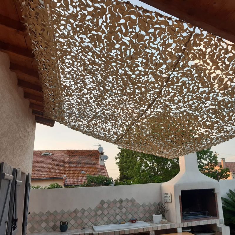 verstärktes Tarnnetz aus Stahl