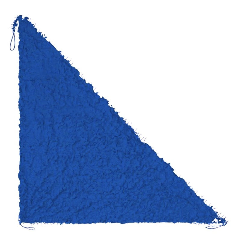 Blaues dreieckiges Tarnnetz