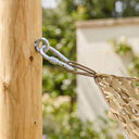 Holzmast für Tarnnetz