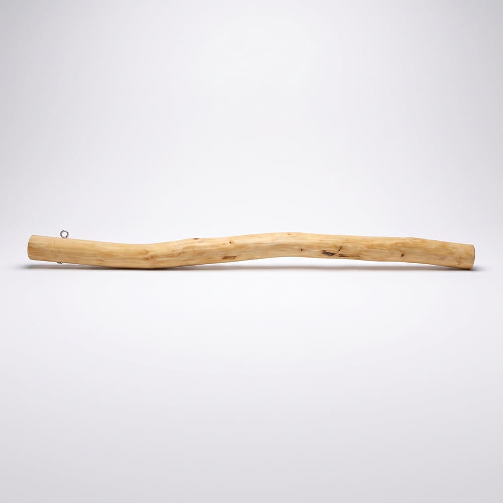 Holzmast für Tarnnetz
